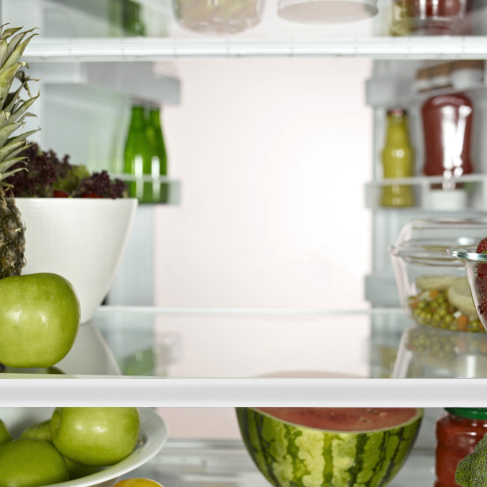 Food Storage Dividers - 강화 유리 냉장고 칸막이 선반 튼튼한