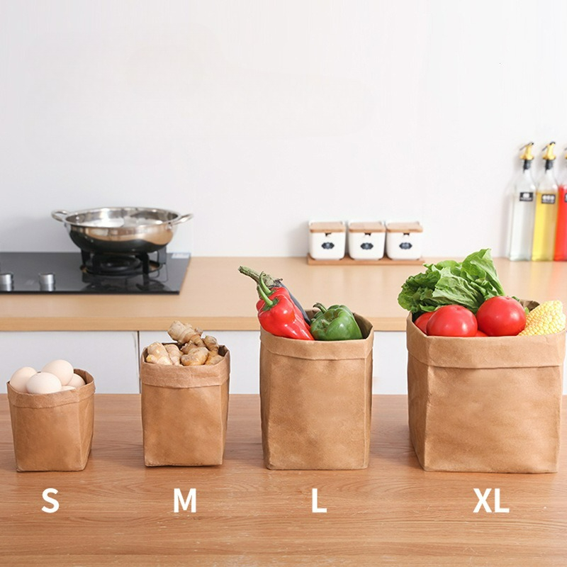 Food Storage In Plants - 크라프트 종이봉투 세척 가능한 종이 보관봉투