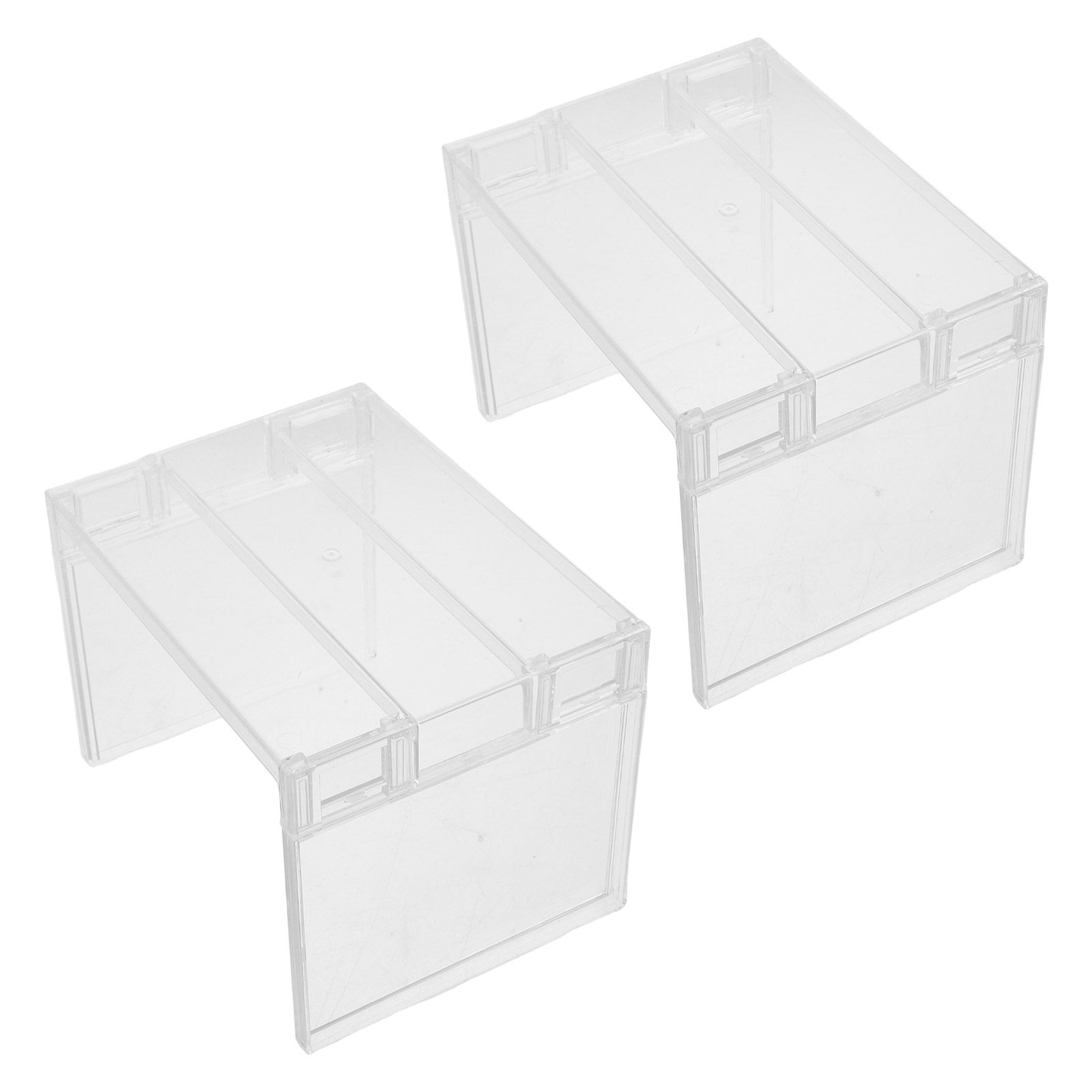 Food Storage Dividers - 2개 세트 냉장고 정리 선반 투명