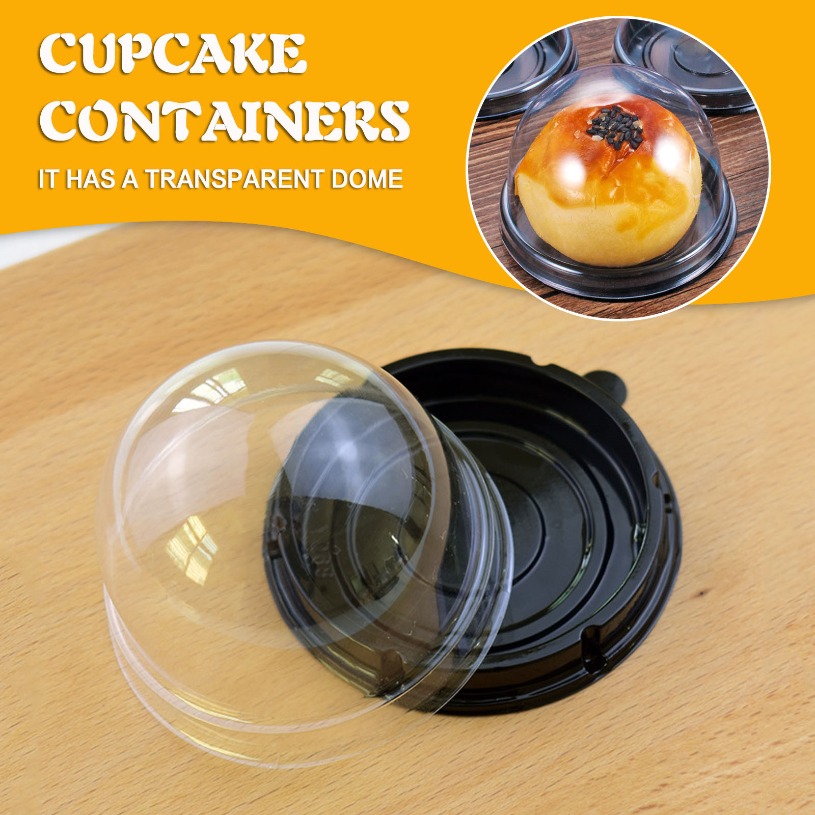 Egg Storage Holder - 케이크 박스 컨테이너 홀더 원형 플라스틱