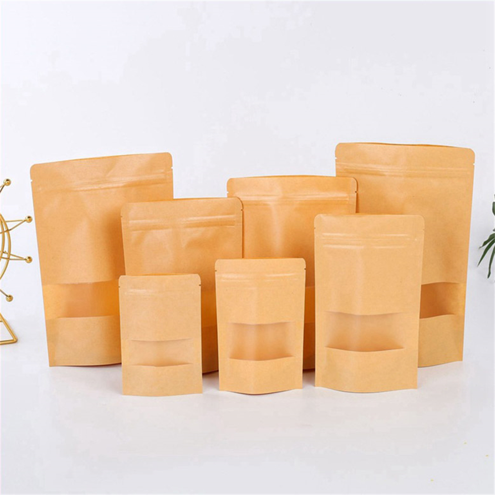 Food Storage Year Supply - 10pcs 지퍼 잠금 크래프트 종이 가방