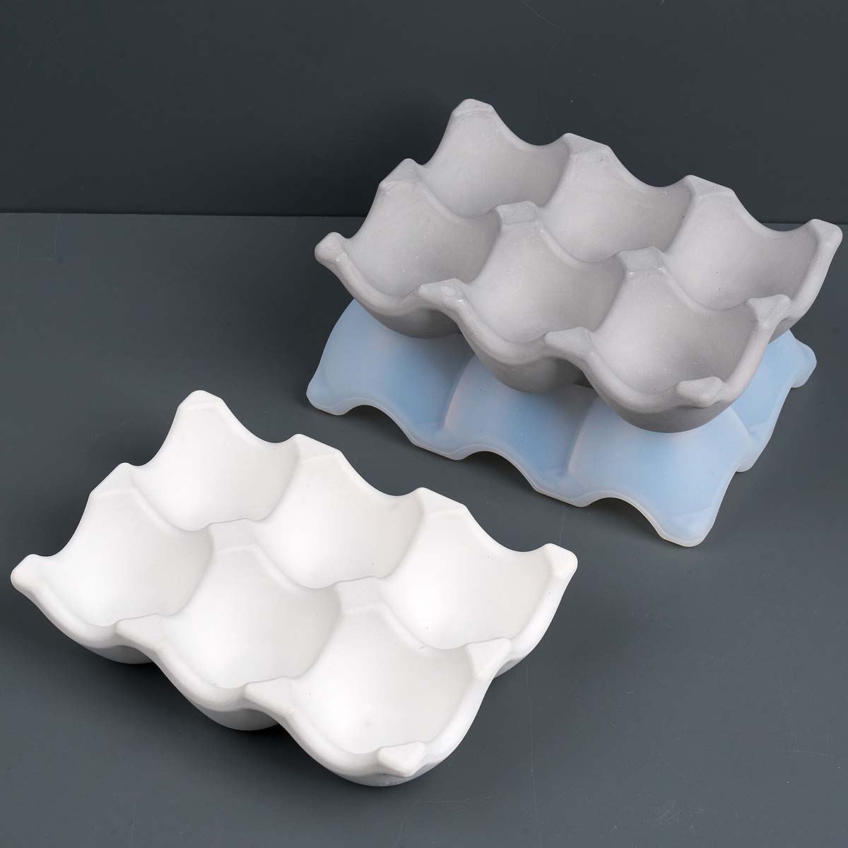 Egg Storage Holder - 6 구획 계란 홀더 실리콘 몰드