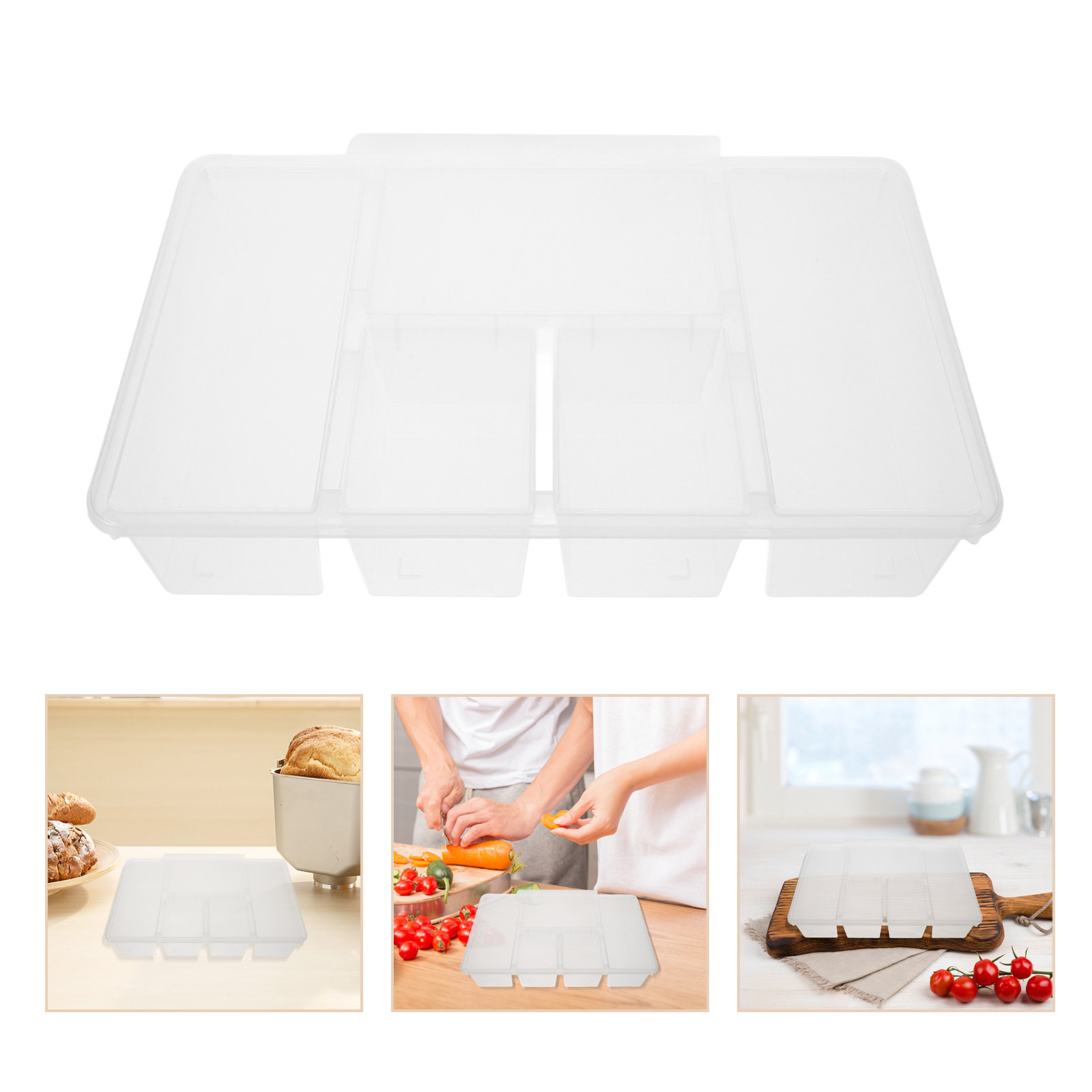 Food Storage Dividers - 5칸 야채 보관함 식품 저장 용기
