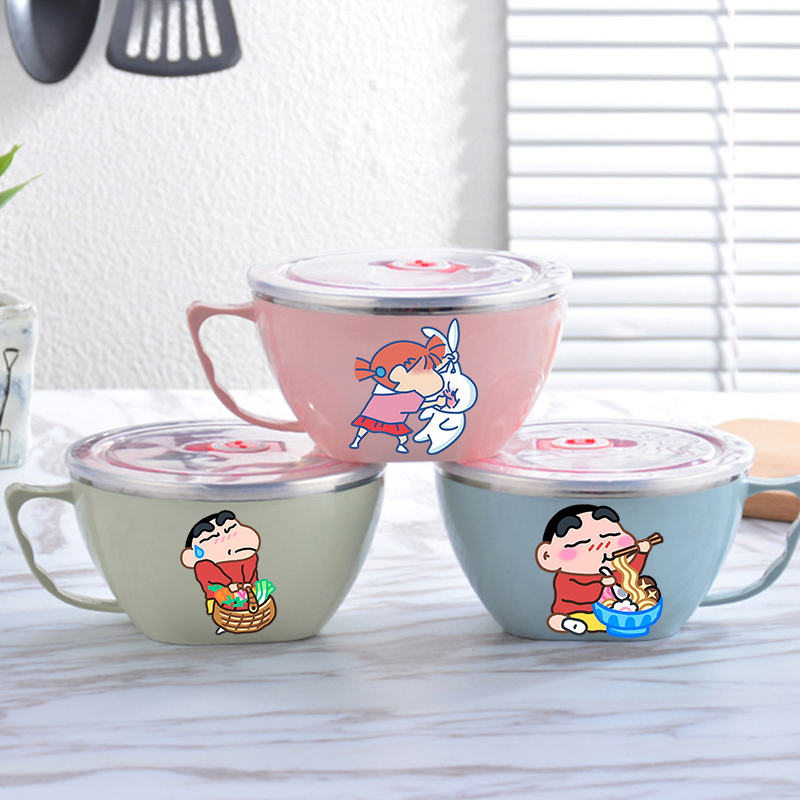 Food Storage On Table - 크레용신짱 누들볼 대용량 스테인리스 스틸 그릇