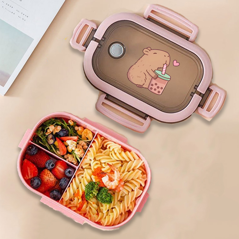 Food Storage Cabinet - Capybara 도시락 상자 애니메이션 동물 인쇄