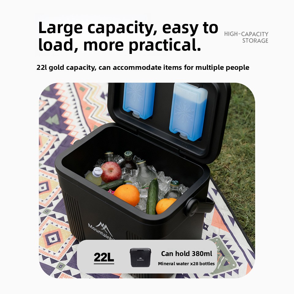 Food Storage Freezer Containers - Mountainhiker 22L 블랙 나이트 야외 캠핑