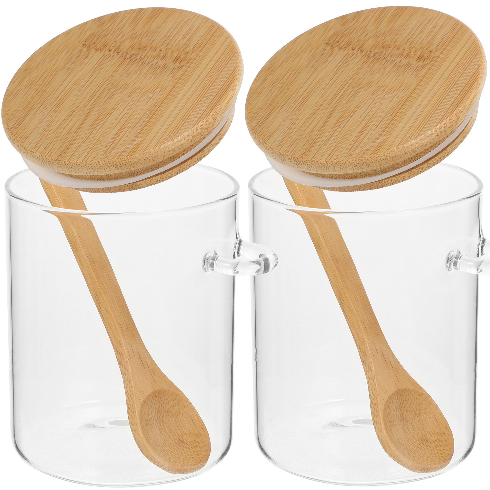 Food Storage Jars & Containers - 2개 밀가루 설탕 보관 용기 투명