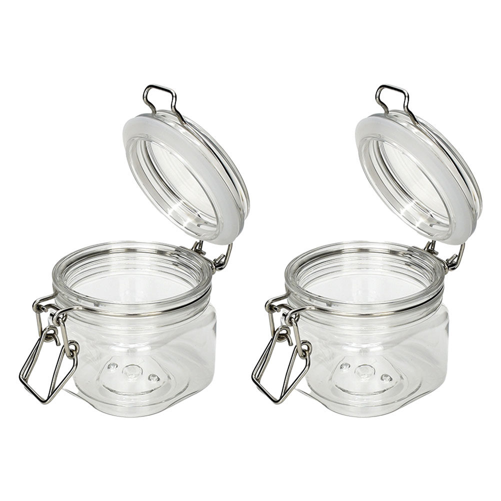 Food Storage Jars & Containers - 2Pcs 밀봉 된 저장 용기 투명