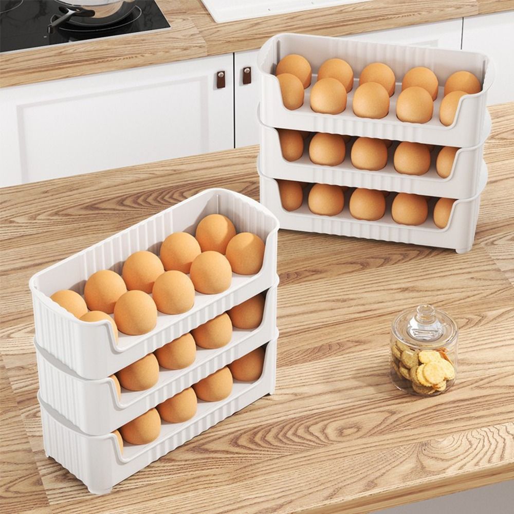 Egg Storage Holder - 냉장고 측면 문짝 계란 보관 트레이,