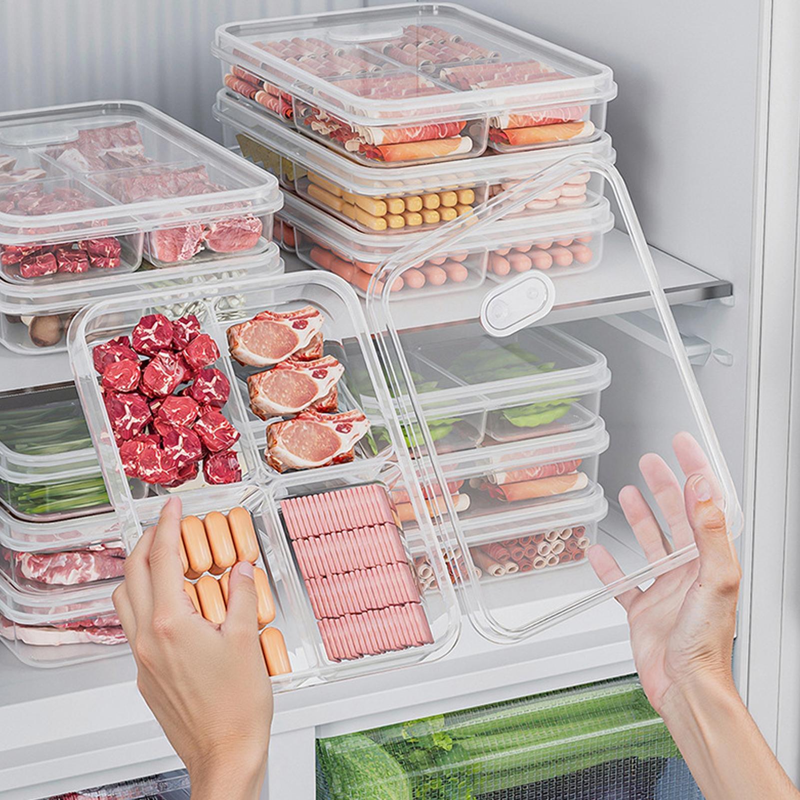 Food Storage On Table - 1PC 냉장고 보관 상자 고기 야채