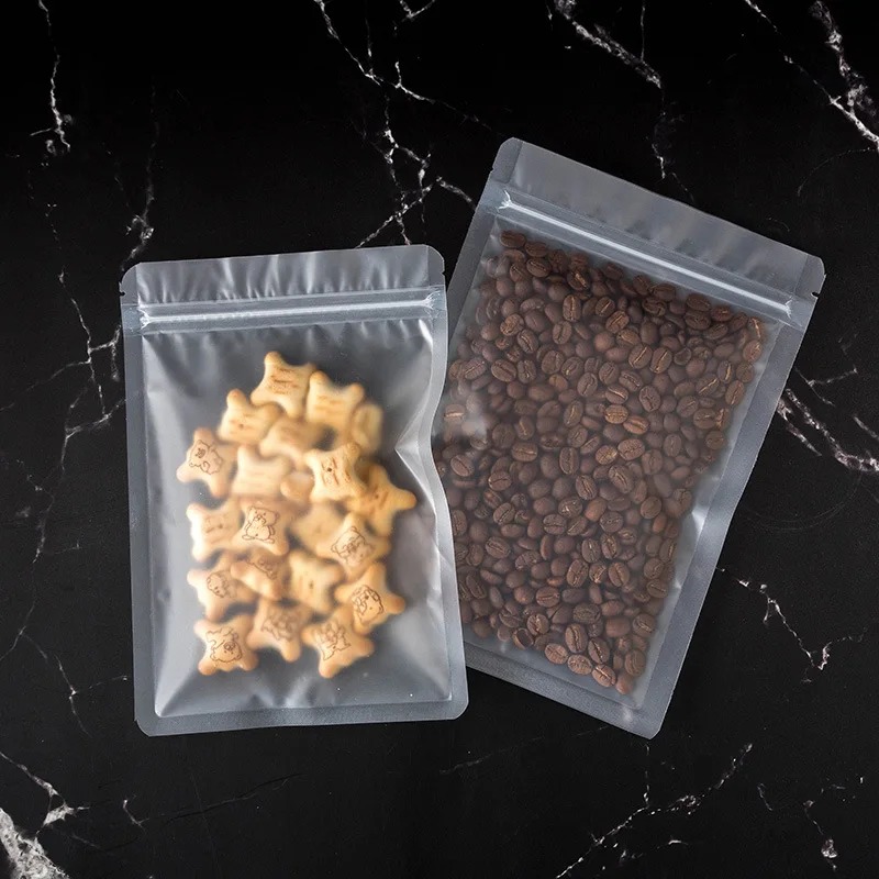 Food Storage Year Supply - 100Pcs 서리로 덥은 무광택 지퍼 잠금