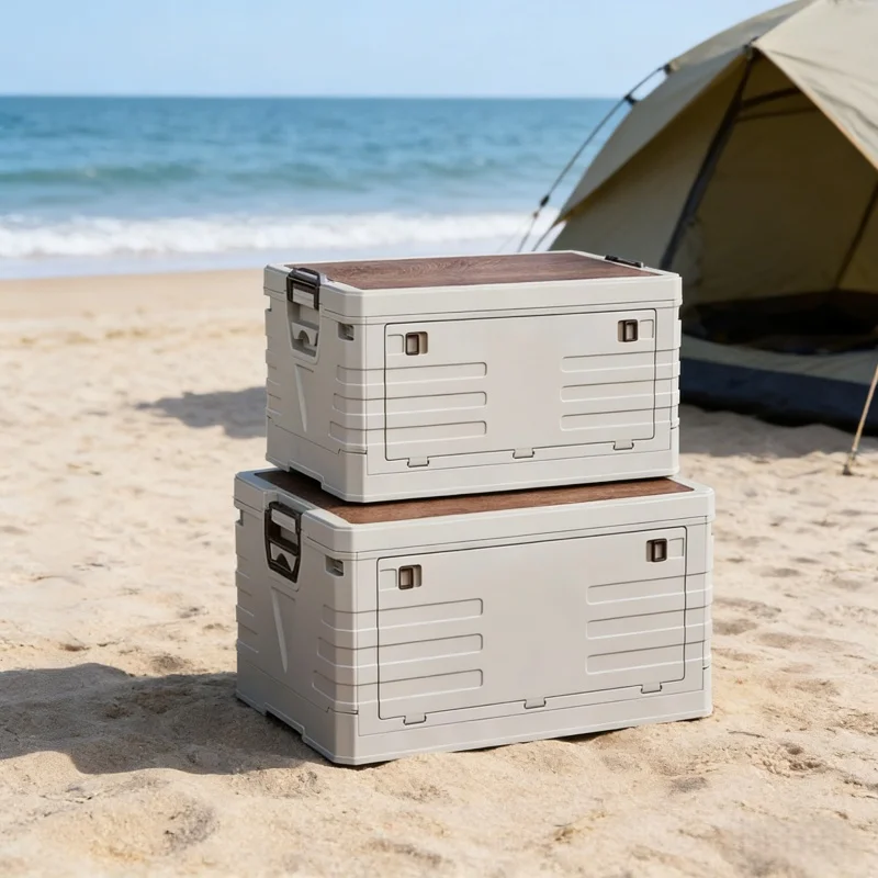 Food Storage On Table - 자동차 보관함 야외 캠핑 접이식 보관함