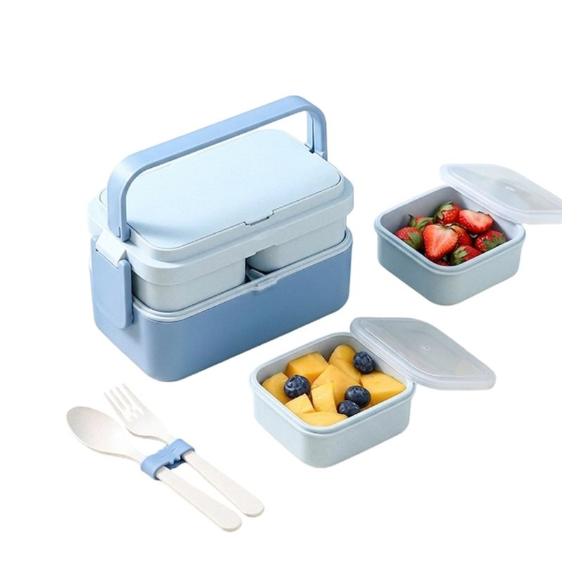 Food Storage News - [NEW!A08R】 피크닉 도시락 어린이용 학교 도시락,전자레인지