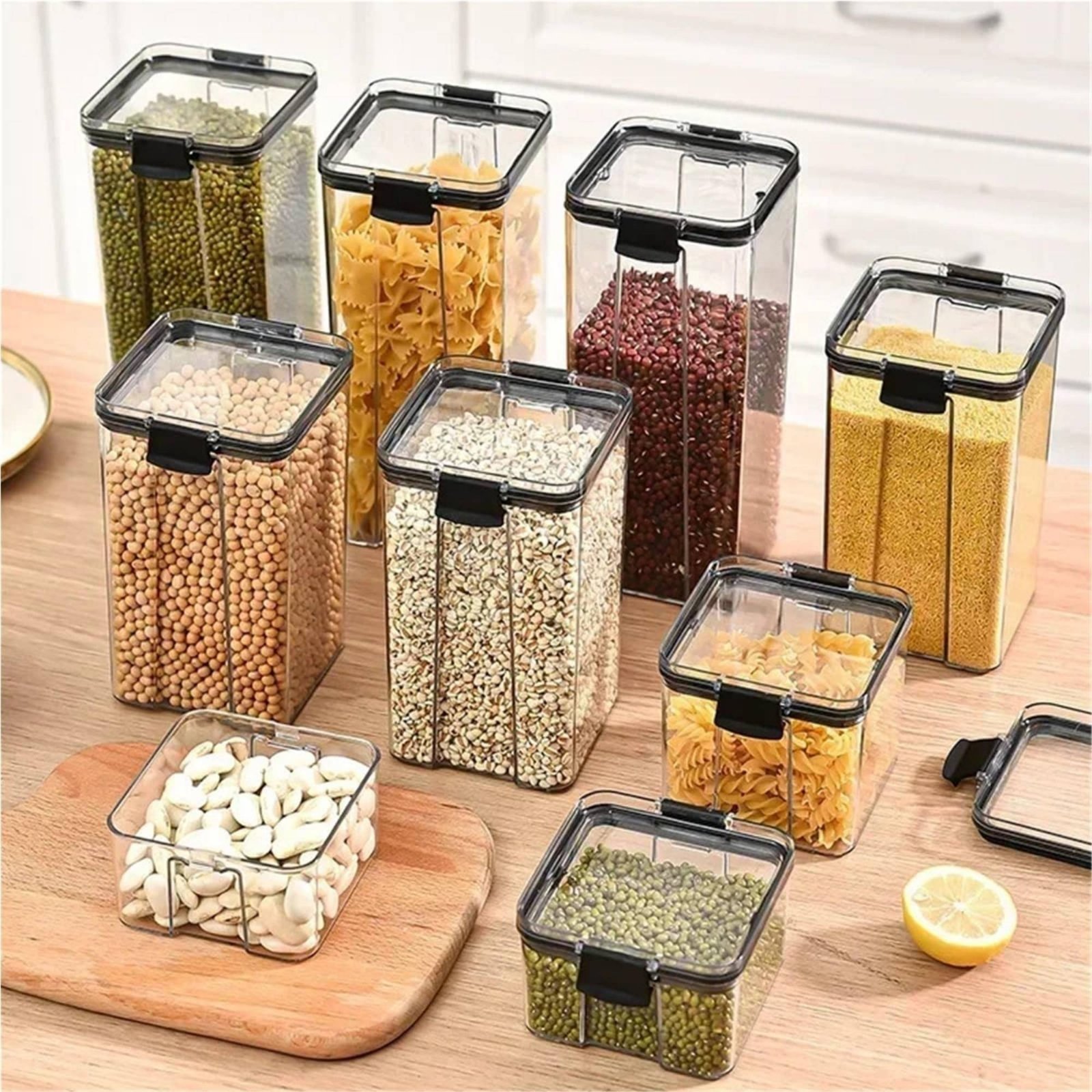 밀폐 식품 보관 용기, 습기 방지 밀봉 곡물 보관함,  - Food Storage Jars & Containers 리뷰 및 가격