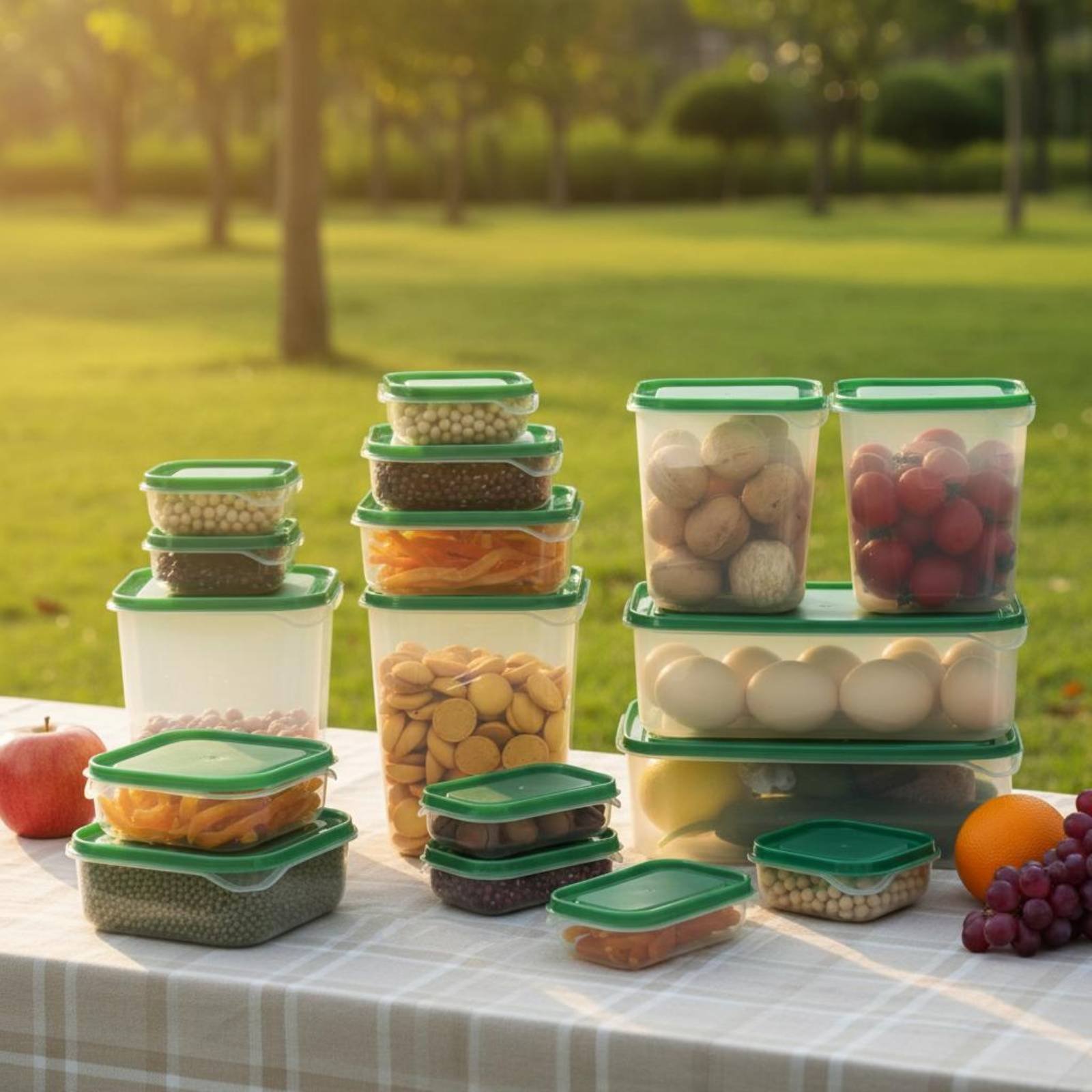 17개 냉장고 보관함 세트, 새지 않는 플라스틱 음식  - Food Storage Box Set 리뷰 및 가격