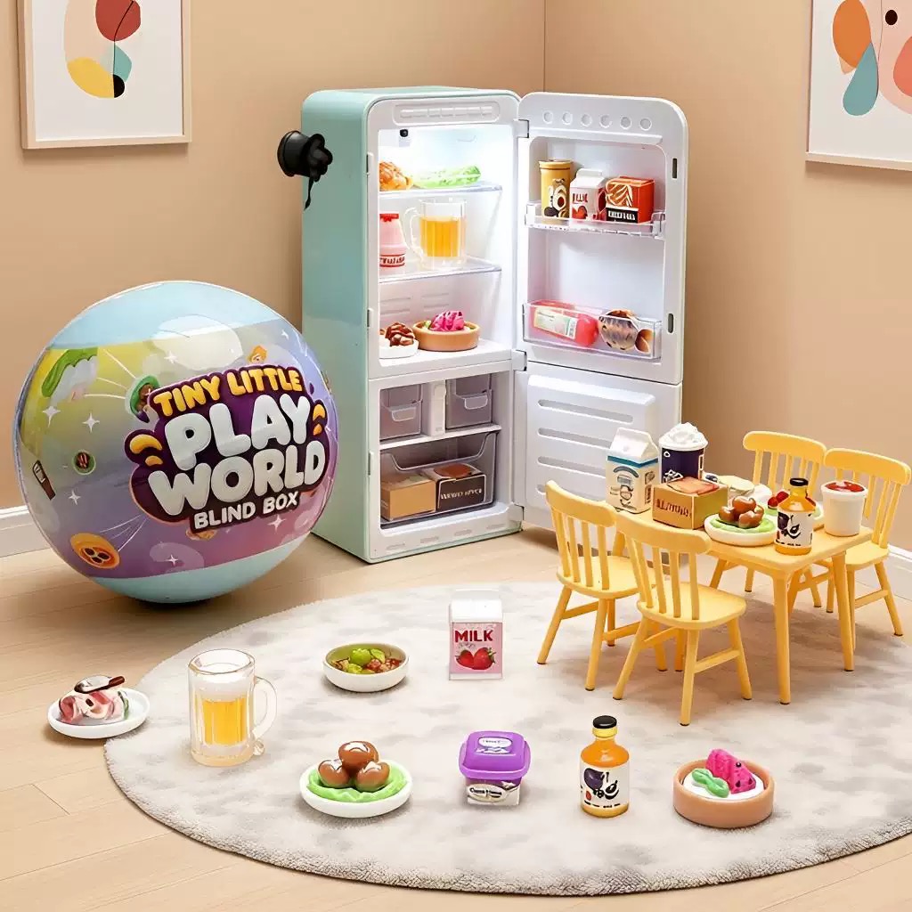 4색 미니 냉장고 블라인드 박스 장난감 세트 |   랜 - Food Storage On Table 리뷰 및 가격