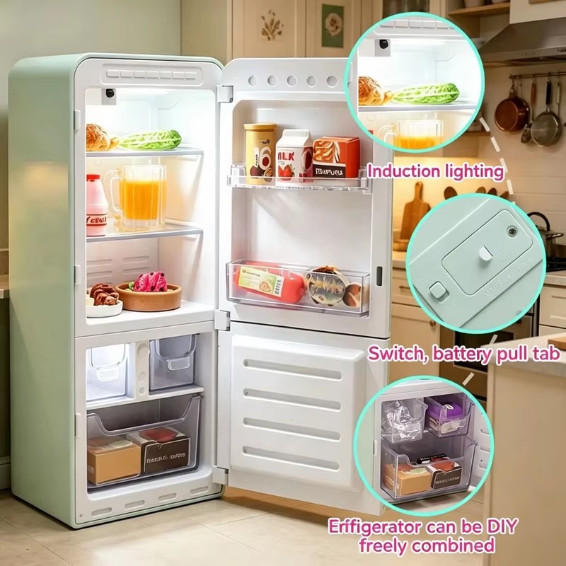4색 미니 냉장고 블라인드 박스 장난감 세트 |   랜 - Food Storage On Table 리뷰 및 가격