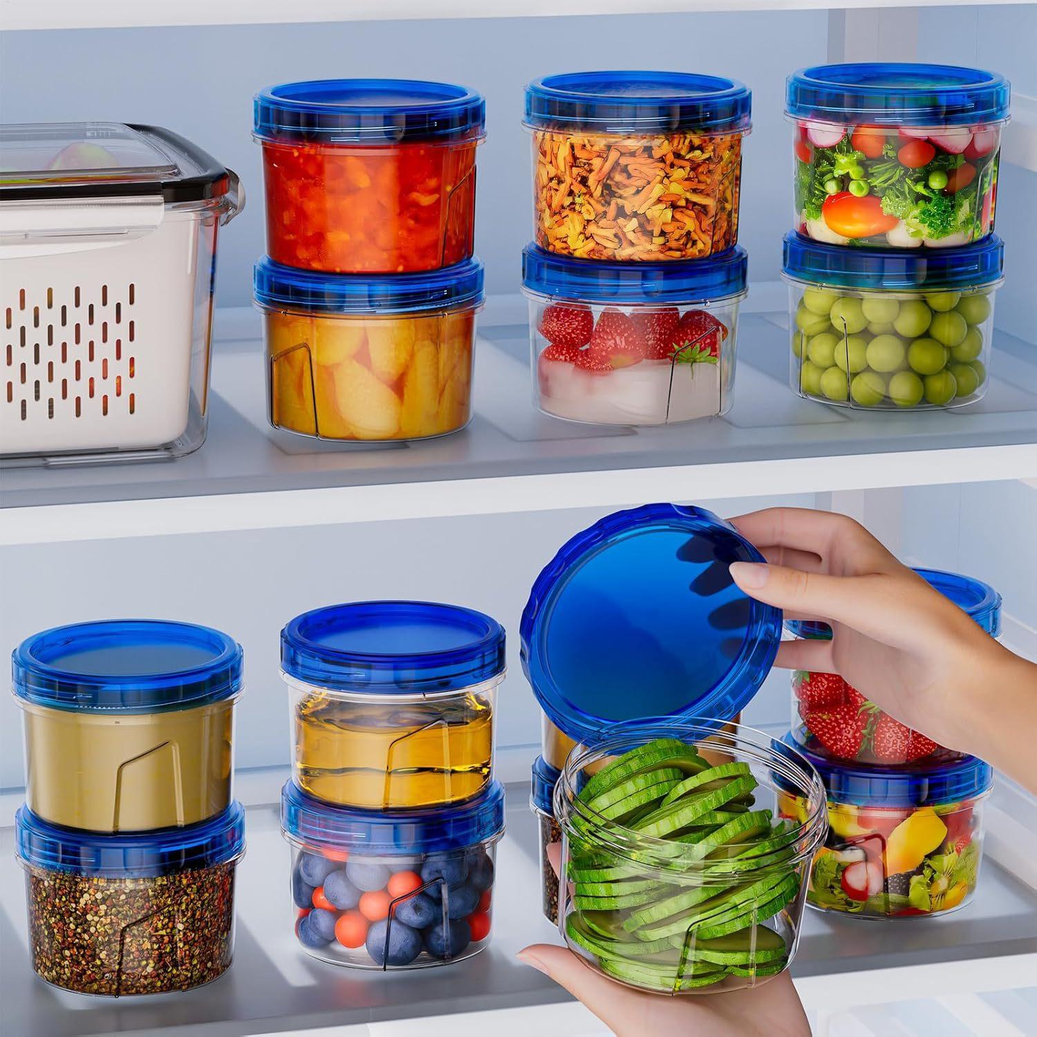 식품 보관용 냉동고 용기 6개 16온스 누출 방지 쌓을 - Food Storage Freezer Containers 리뷰 및 가격