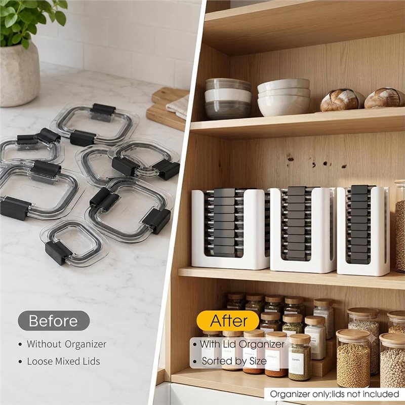 ABLN-러버메이드 브릴리언스 호환 3팩 식품 용기 뚜 - Food Storage Kitchen Cabinet 리뷰 및 가격