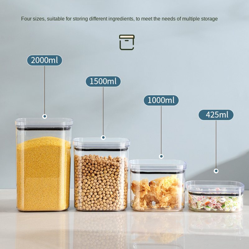밀폐형 항아리 주방 캐비닛 정리함 곡물, 콩, 견과류  - Food Storage Kitchen Cabinet 리뷰 및 가격