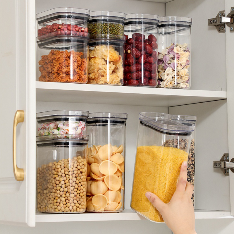 밀폐형 항아리 주방 캐비닛 정리함 곡물, 콩, 견과류  - Food Storage Kitchen Cabinet 리뷰 및 가격