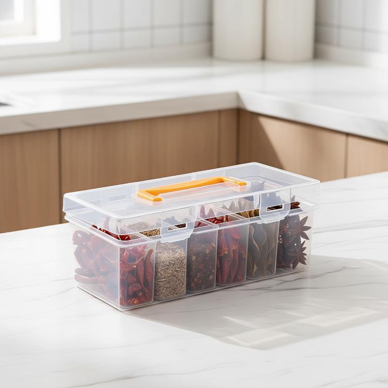 7피스 공구 정리함 세트, 투명 다용도 수납함(칸막이  - Food Storage Building 리뷰 및 가격
