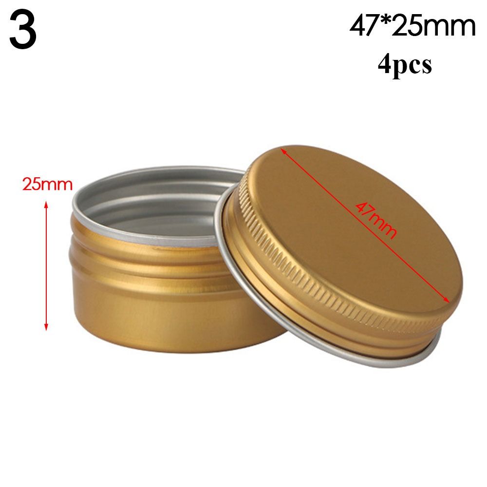 크림 밤 차 캔용 새로운 양초 항아리 4개 화장품 용기 - Food Storage News 리뷰 및 가격
