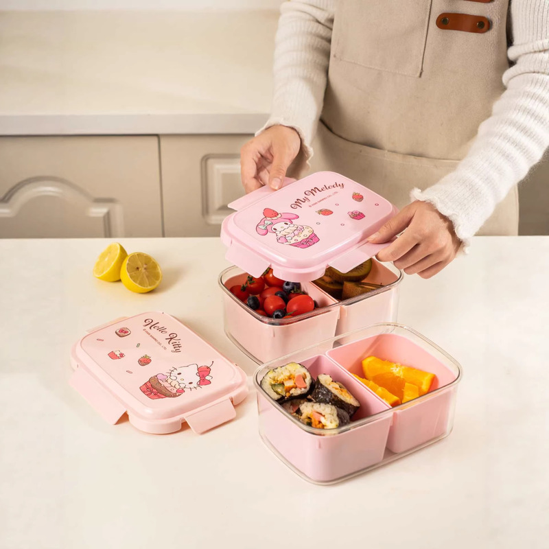 헬로키티 쿠로미 식품 보관 용기—전자레인지 사용 가능, - Food Storage Dividers 리뷰 및 가격