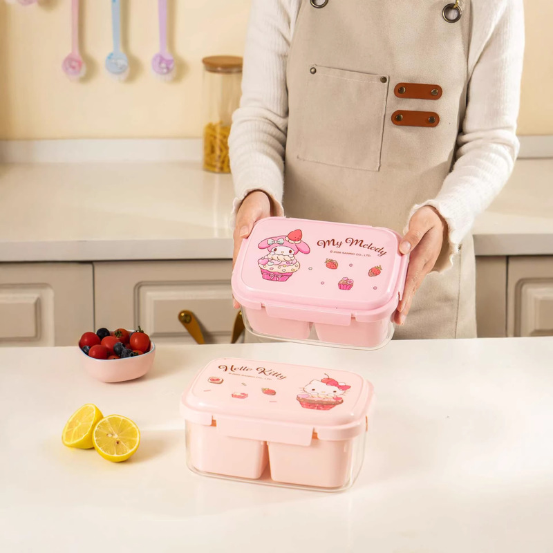 헬로키티 쿠로미 식품 보관 용기—전자레인지 사용 가능, - Food Storage Dividers 리뷰 및 가격