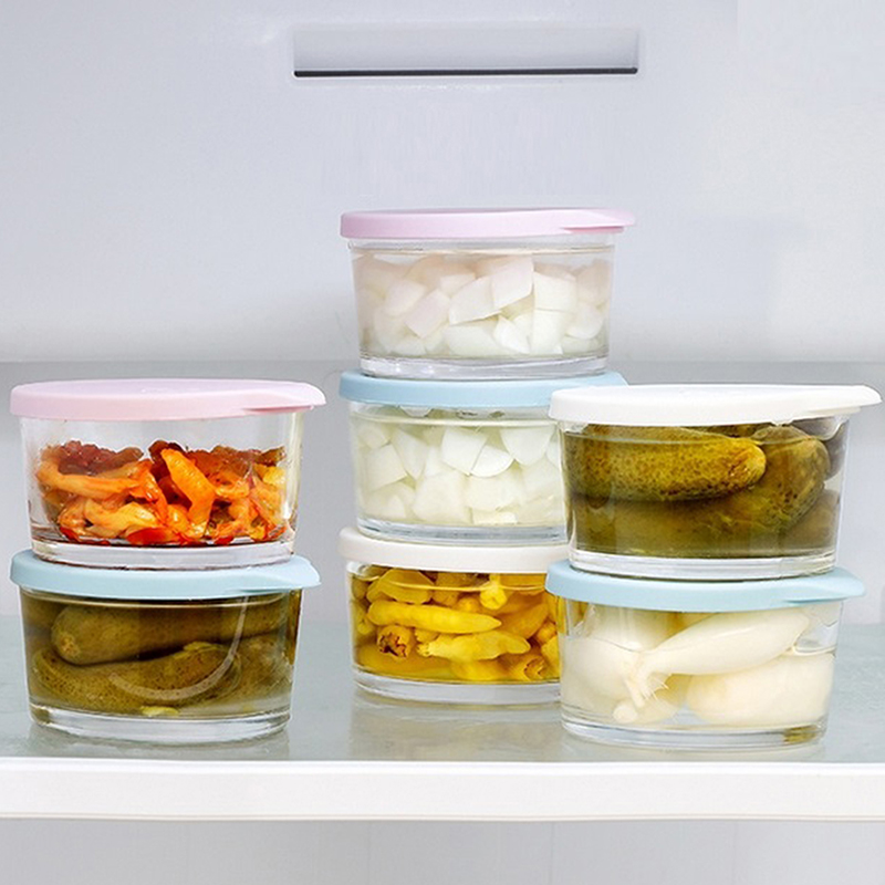 ● 전자레인지 사용 가능 원형 식품 보관 용기 고붕규산 - Food Storage Jars & Containers 리뷰 및 가격