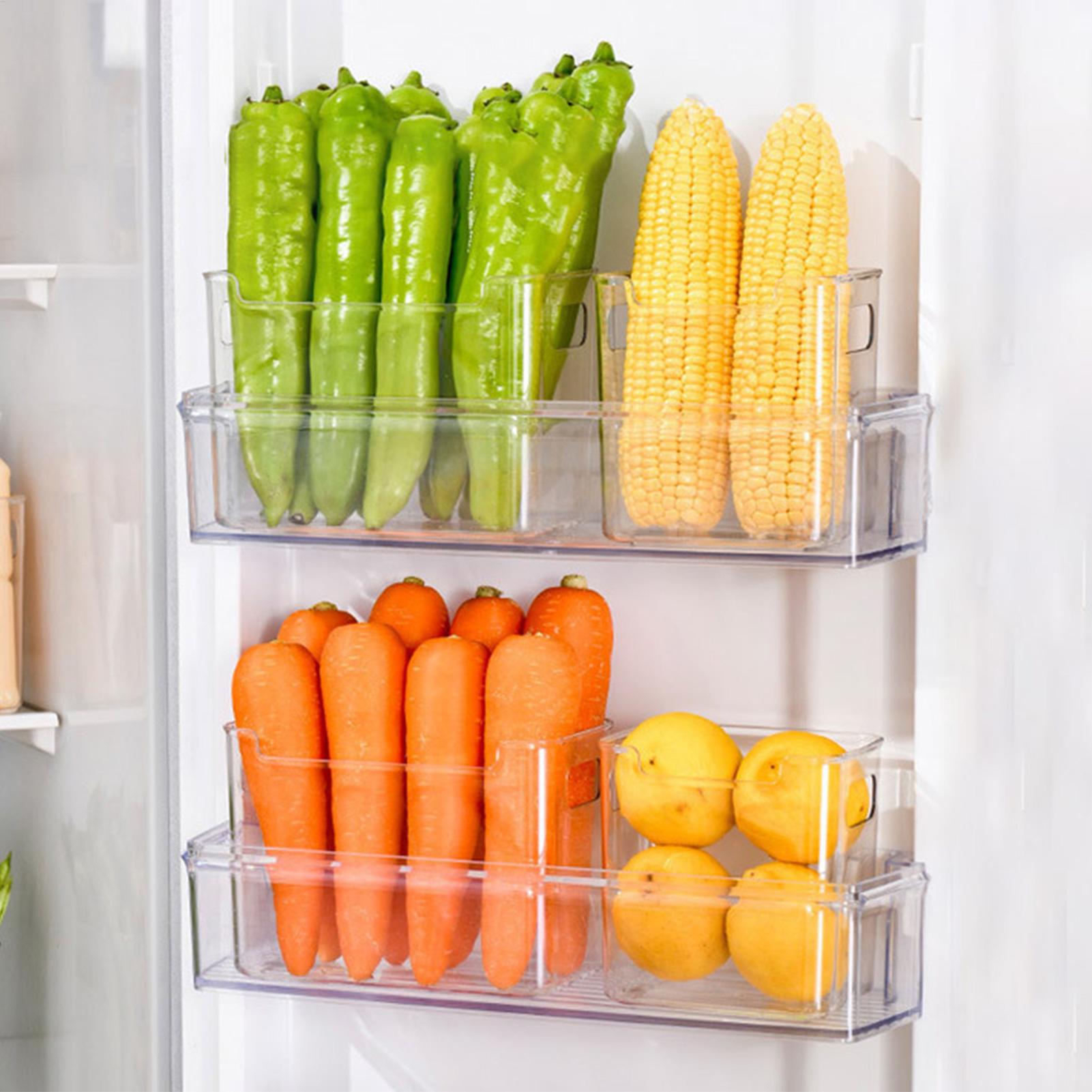 손잡이가 있는 냉장고 수납함, 투명 도어 컨테이너, 주 - Food Storage Handling 리뷰 및 가격