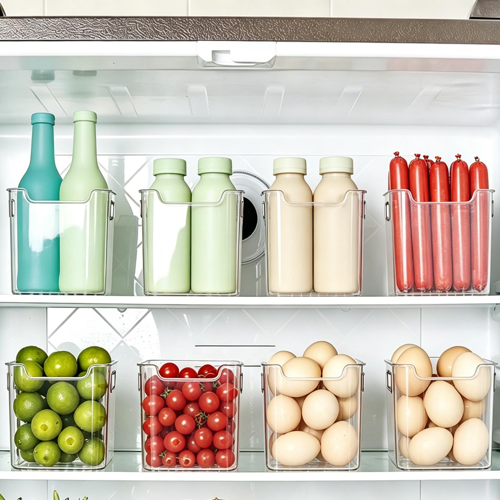 손잡이가 있는 냉장고 수납함, 투명 도어 컨테이너, 주 - Food Storage Handling 리뷰 및 가격
