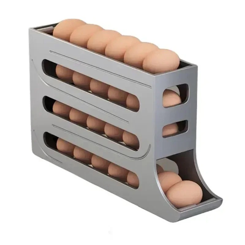 냉장고 계란 보관함 4단 자동 롤링 계란 홀더 주방 냉 - Egg Storage Holder 리뷰 및 가격