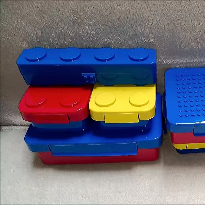 창의적이고 재미있는 블록 조립 도시락 - 어린이용 전자 - Food Storage Building 리뷰 및 가격