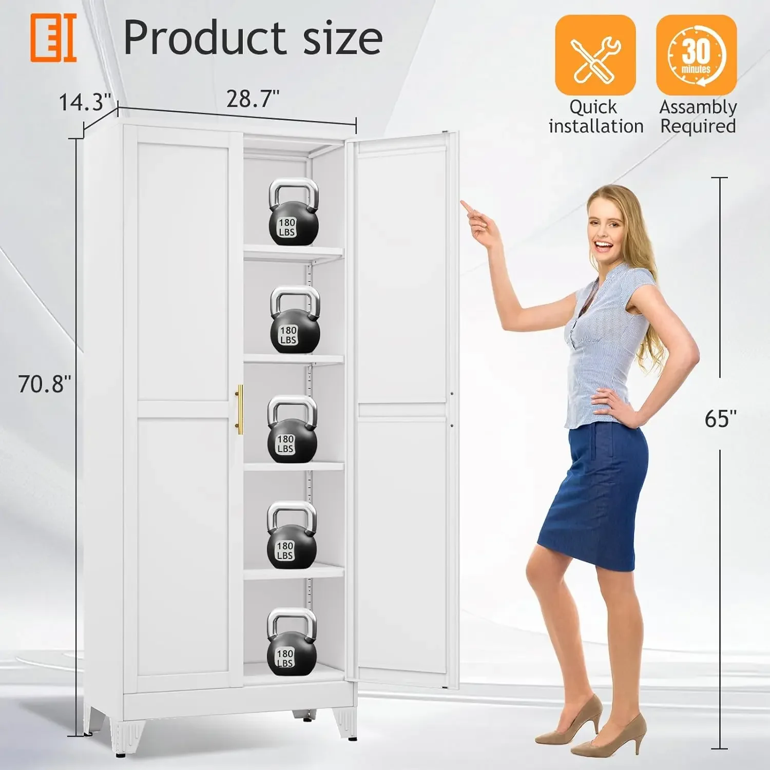 71인치 높이의 금속 팬트리 수납장 (도어 포함) 및  - Food Storage Kitchen Cabinet 리뷰 및 가격
