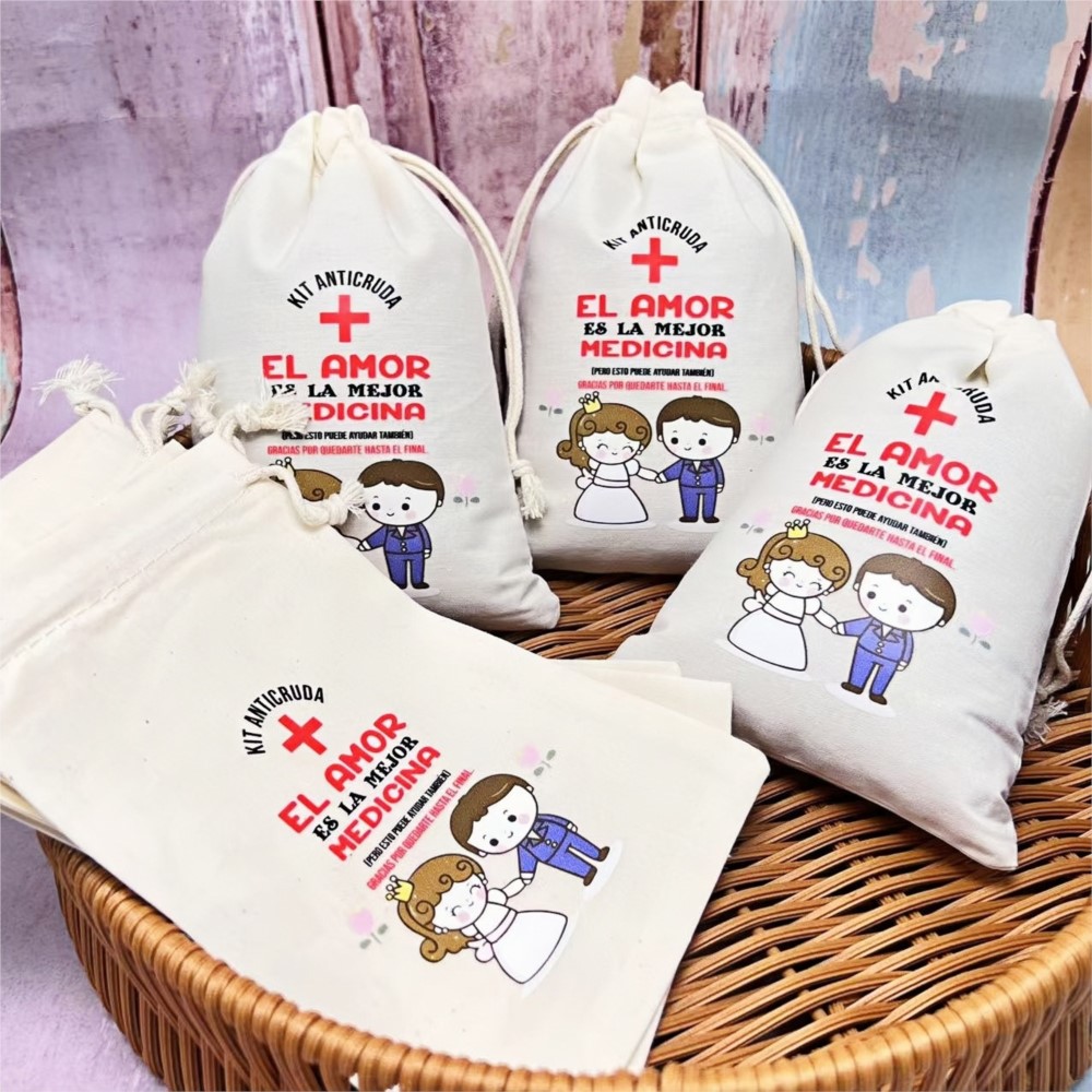 린넨 느낌의 웨딩/브라이덜 샤워 숙취 해소용 파우치 1 - Food Storage In Plants 리뷰 및 가격