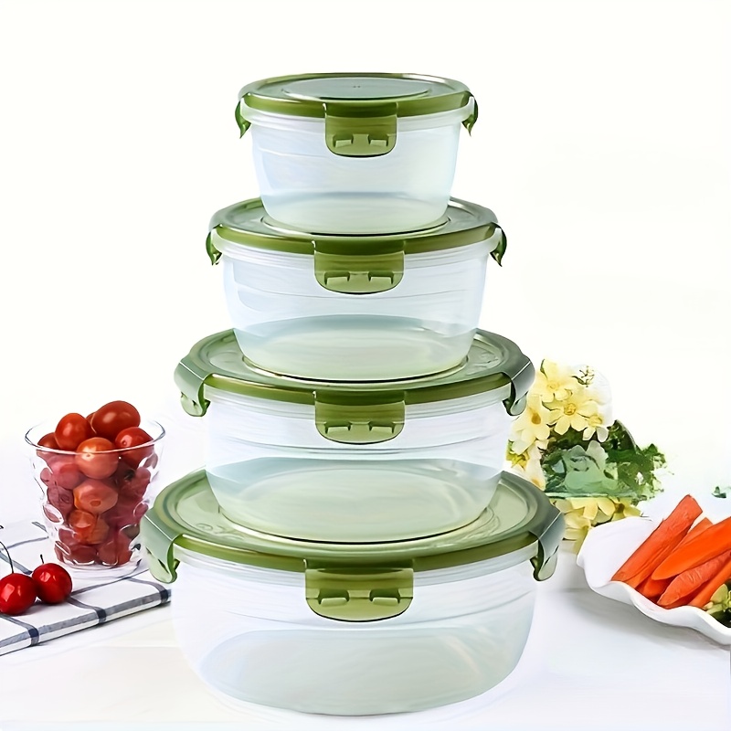 플라스틱 식품 보관 용기 4개, 도시락, 식당, 캠핑, - Food Storage Cabinet 리뷰 및 가격
