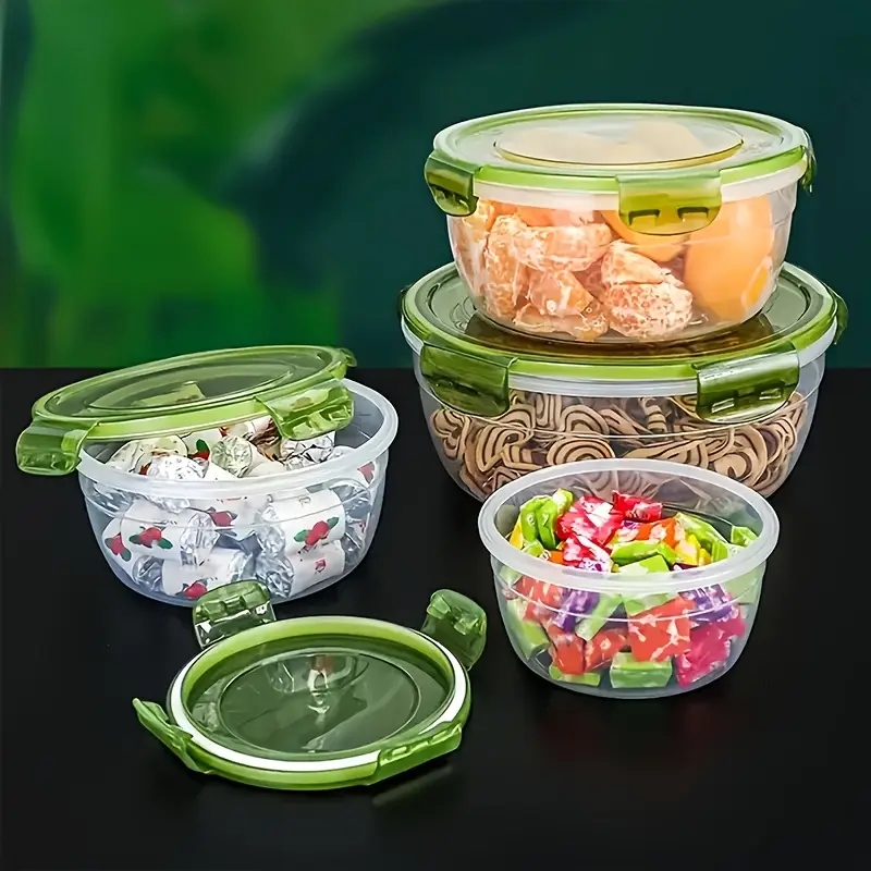플라스틱 식품 보관 용기 4개, 도시락, 식당, 캠핑, - Food Storage Cabinet 리뷰 및 가격