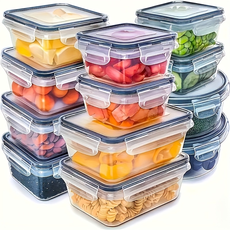 8Pcs 용기 4개 뚜껑 4개 세트 주방 밀폐용기 플라 - Food Storage On Table 리뷰 및 가격