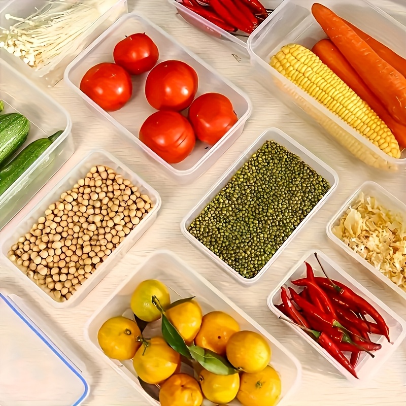 8Pcs 용기 4개 뚜껑 4개 세트 주방 밀폐용기 플라 - Food Storage On Table 리뷰 및 가격