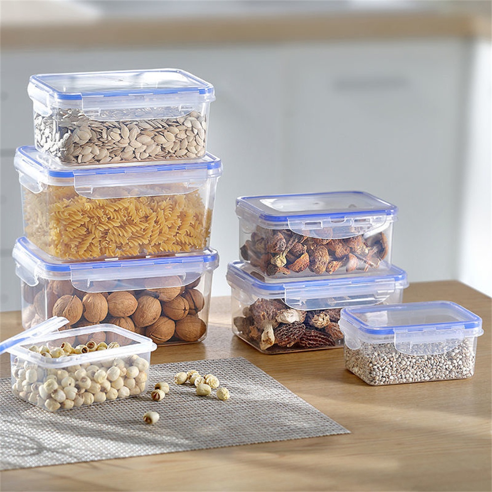 1/4팩 식품 보관 용기 투명 주방 정리함 뚜껑 포함  - Food Storage Freezer Containers 리뷰 및 가격