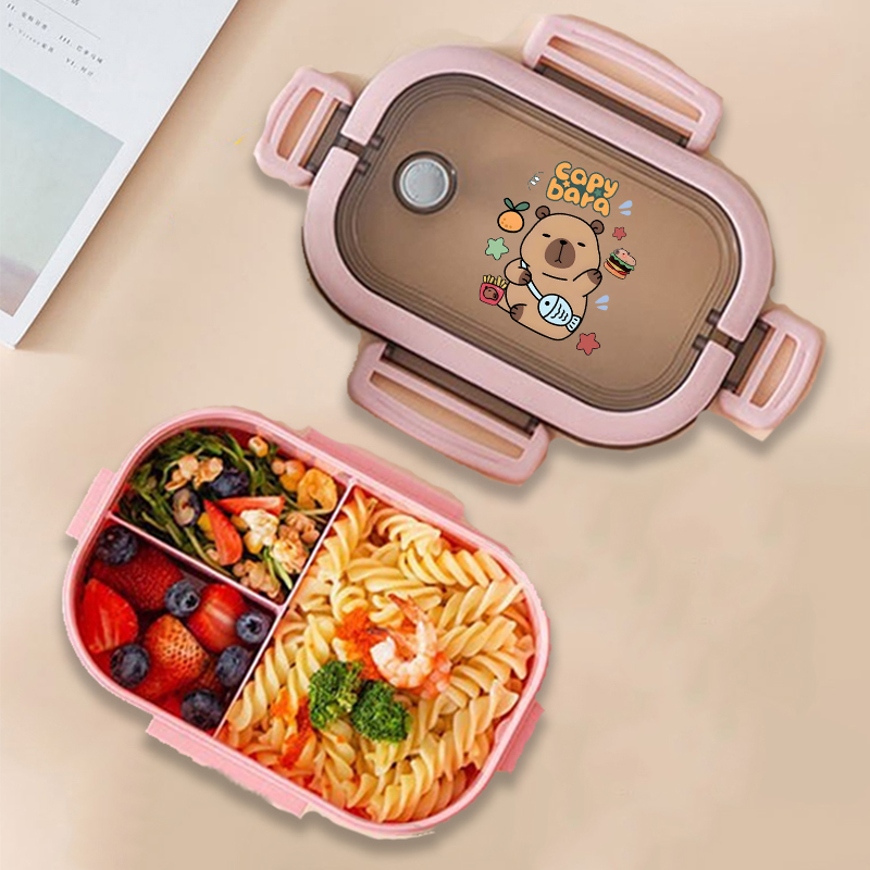 Capybara 도시락 상자 애니메이션 동물 인쇄 식품 - Food Storage Cabinet 리뷰 및 가격