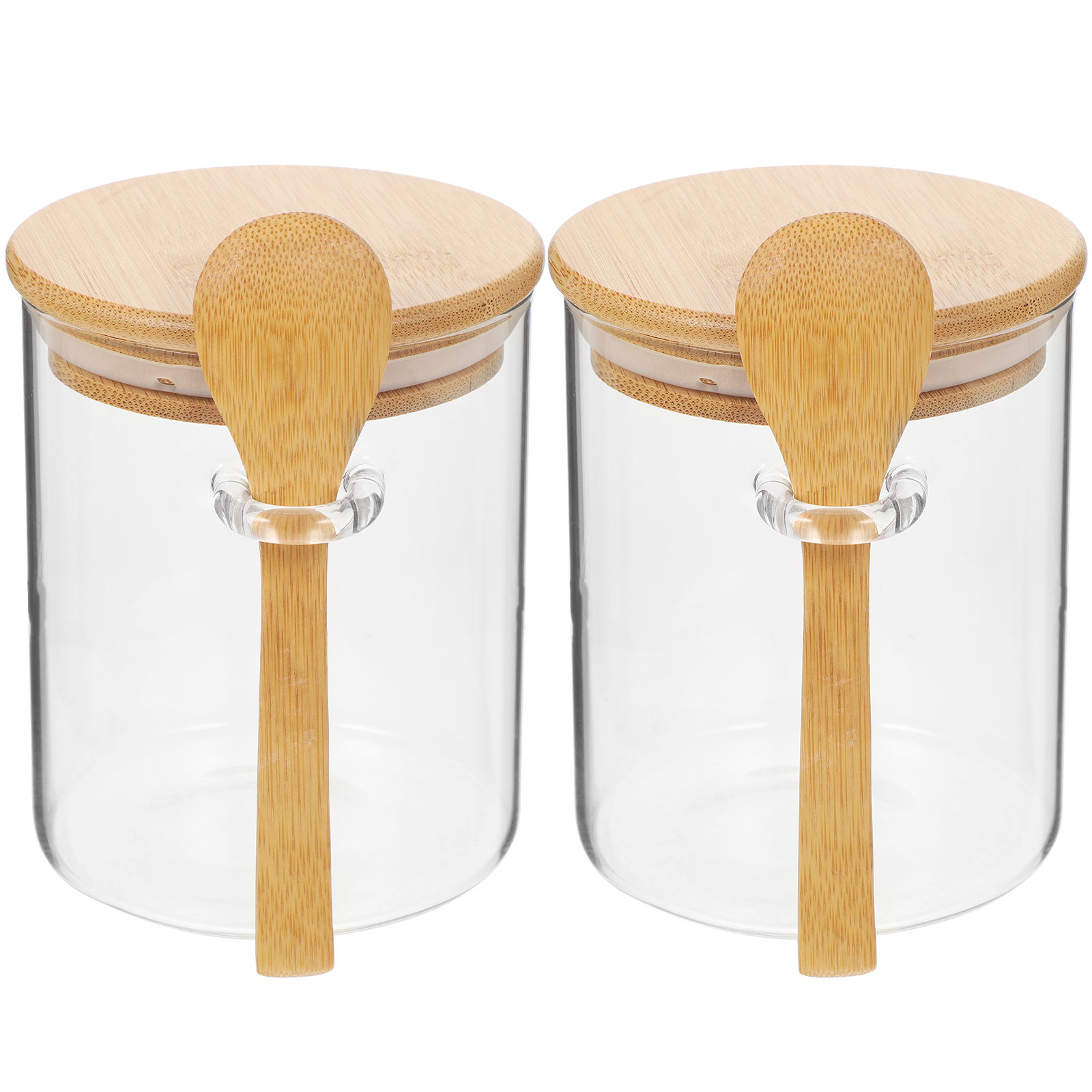 2개 밀가루 설탕 보관 용기 투명 식품 용기 주방용 항 - Food Storage Jars & Containers 리뷰 및 가격