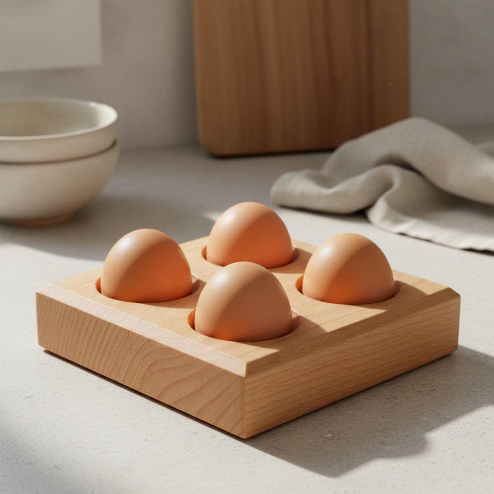너도밤나무 계란 트레이 딥 슬롯 정리함 주방 식기 테이 - Egg Storage Holder 리뷰 및 가격
