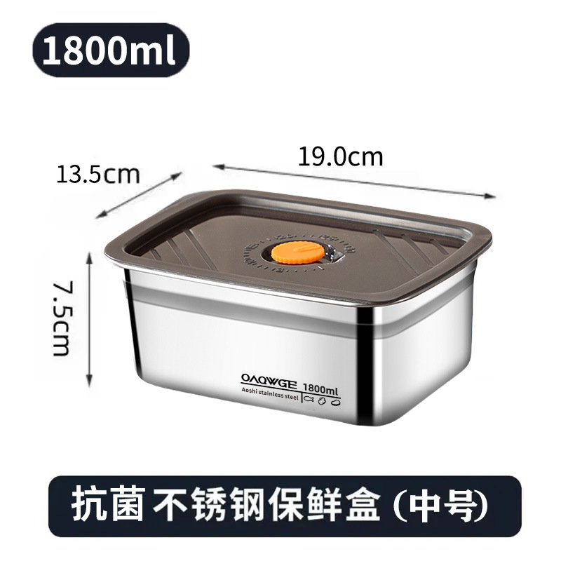 1/4PCS 스테인레스 스틸 도시락 상자 누출 방지 밀 - Food Storage Freezer Containers 리뷰 및 가격