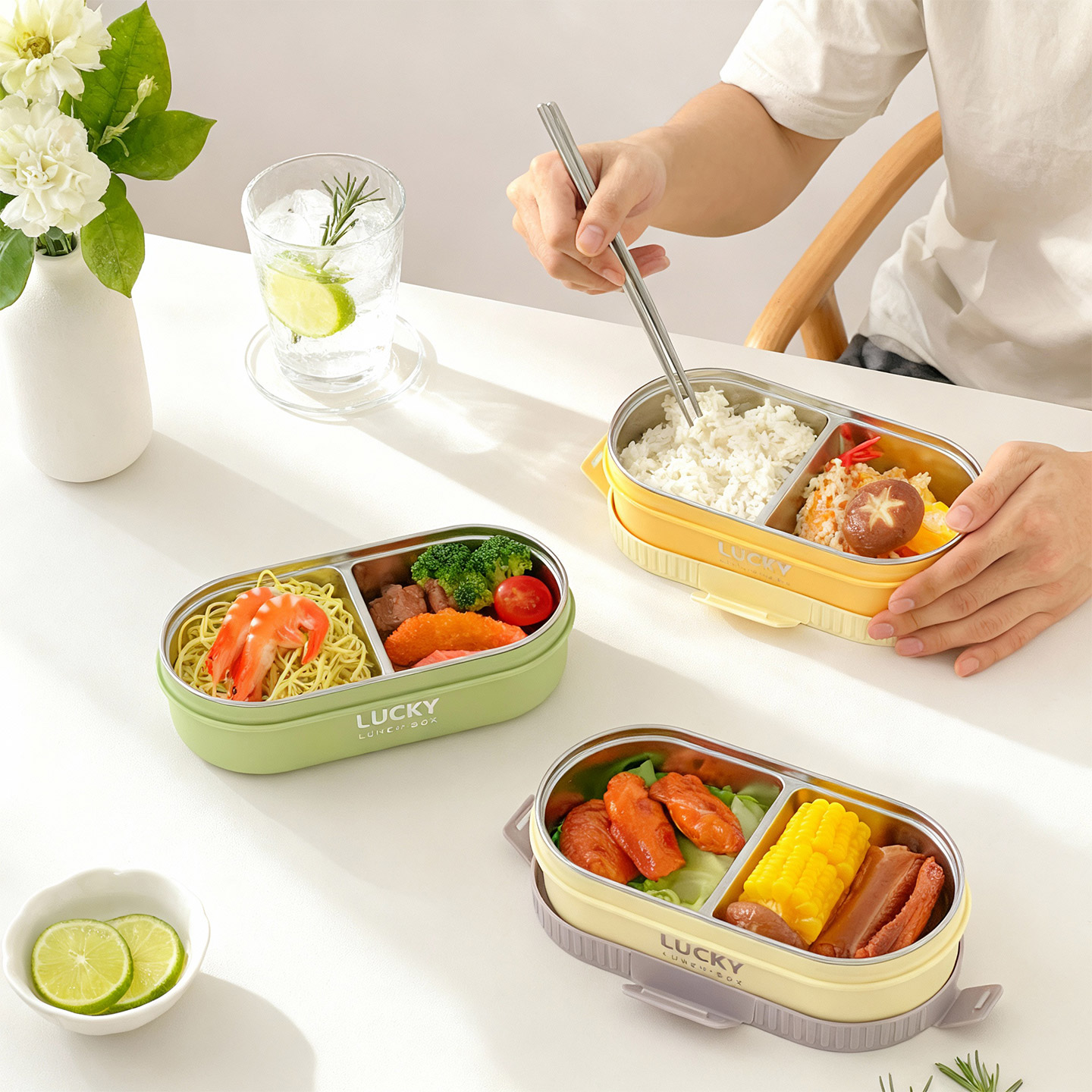 WORTHBUY 304 스테인리스 스틸 타원형 보온 도 - Food Storage Dividers 리뷰 및 가격