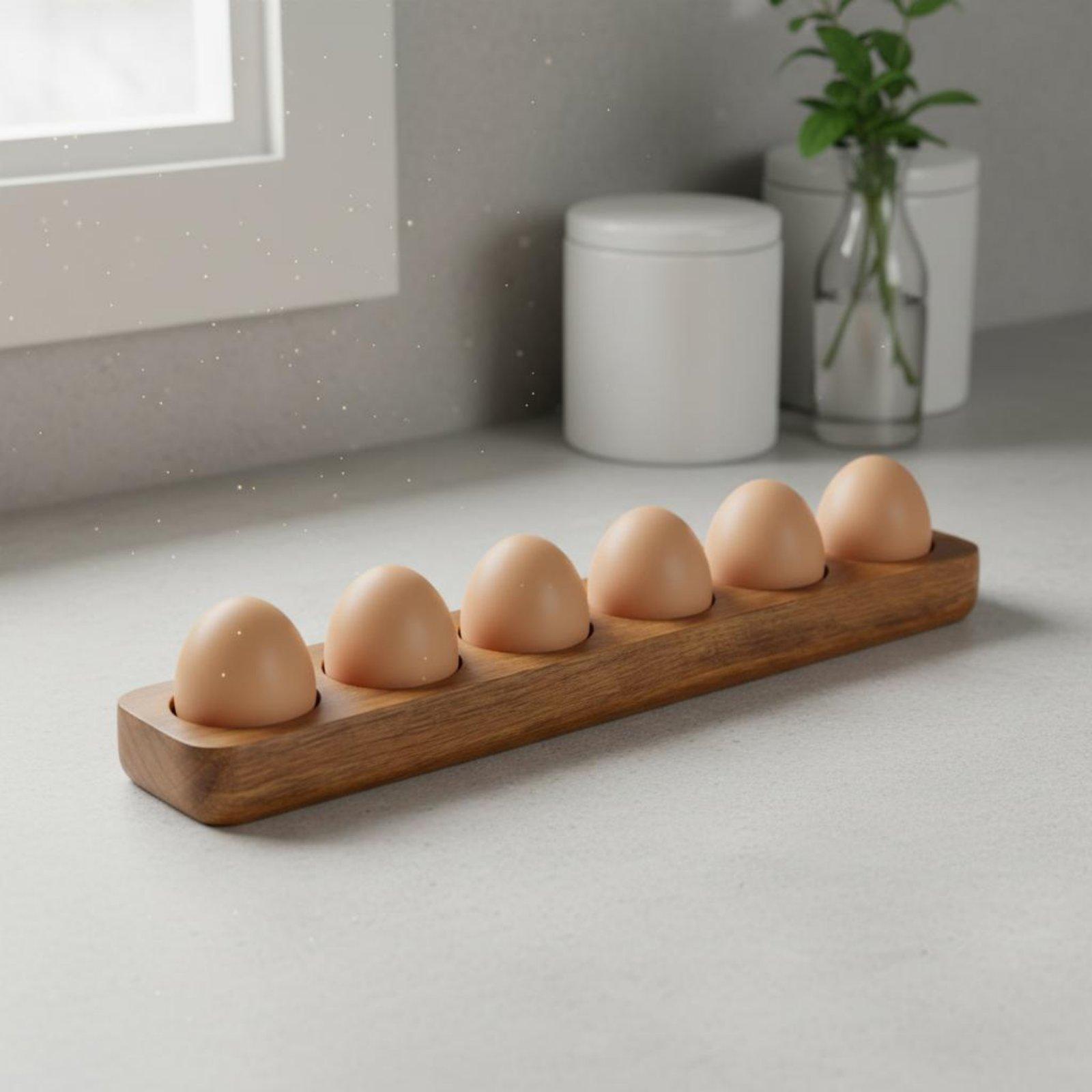 나무로 만든 달걀 받침대, 튼튼하고 두꺼운 구조로 식료 - Food Storage Building 리뷰 및 가격