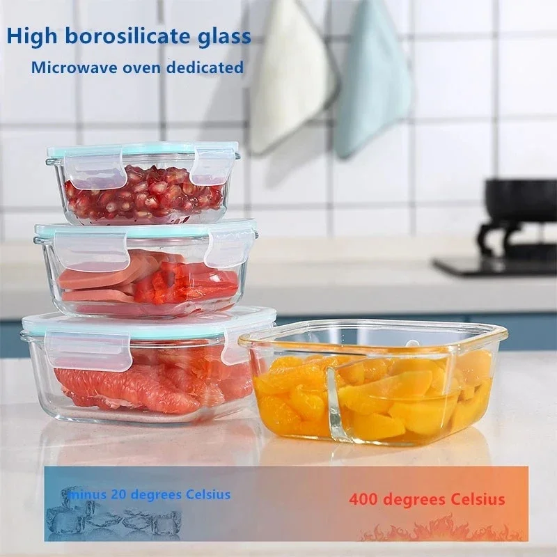 유리 신선도 유지 용기 고붕규산염 내열 전자레인지 도시 - Food Storage Freezer Containers 리뷰 및 가격