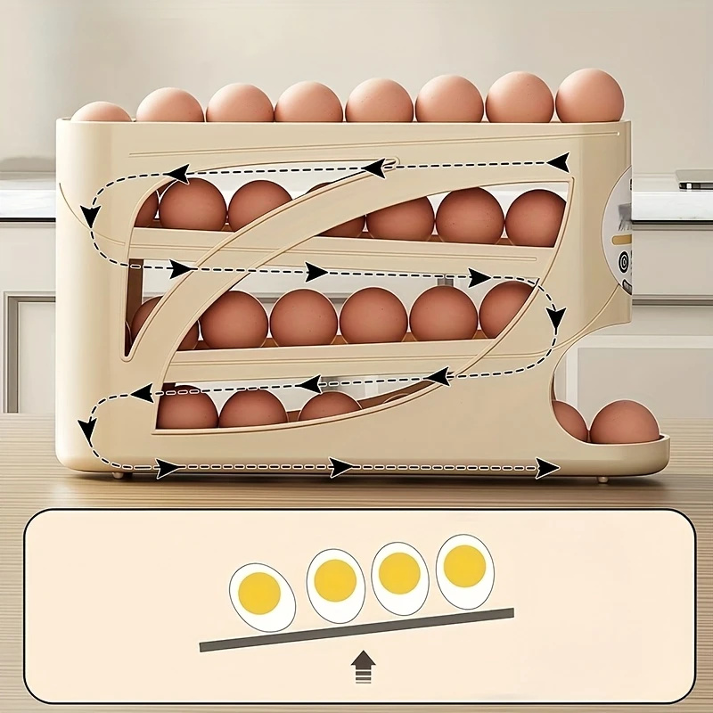 2~4단 회전식 계란 보관함 (냉장고용) - 24개 계 - Egg Storage Holder 리뷰 및 가격