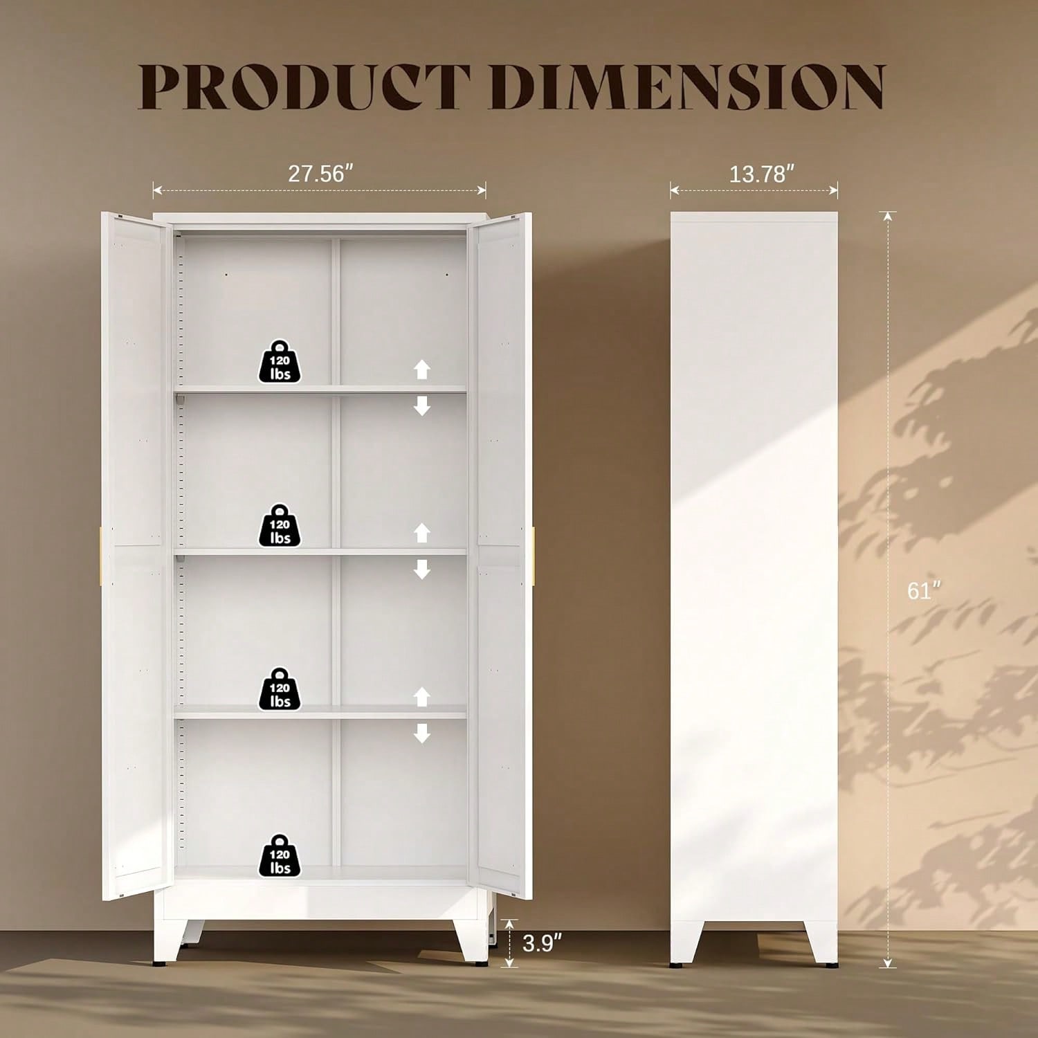 61인치 금속 팬트리 캐비닛(도어 포함), 독립형 화이 - Food Storage Kitchen Cabinet 리뷰 및 가격
